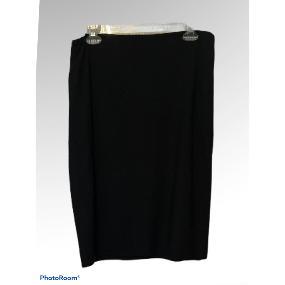 DKNY black‎ wool skirt 6